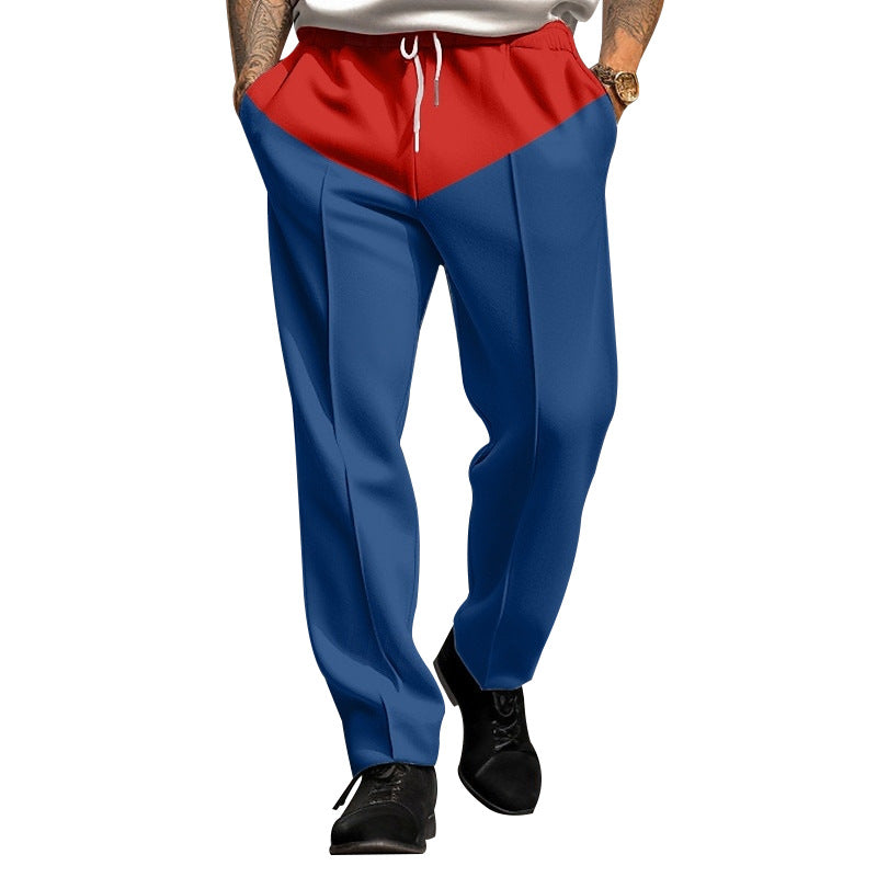 Herren Sportliche Jogginghose mit kontrastrierendem Bund und praktischen Taschen Echoarchiv
