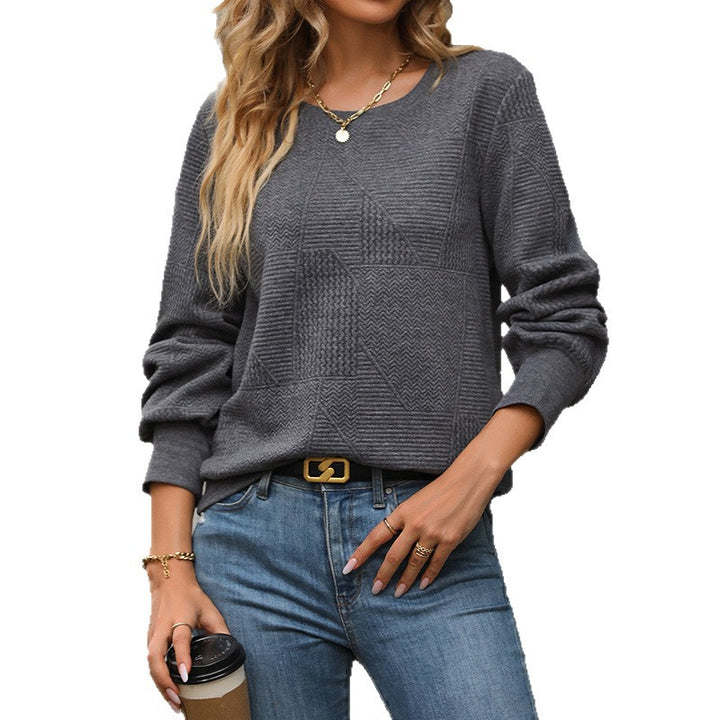 Damen Bequemer Strickpullover mit strukturiertem Design Echo Archiv