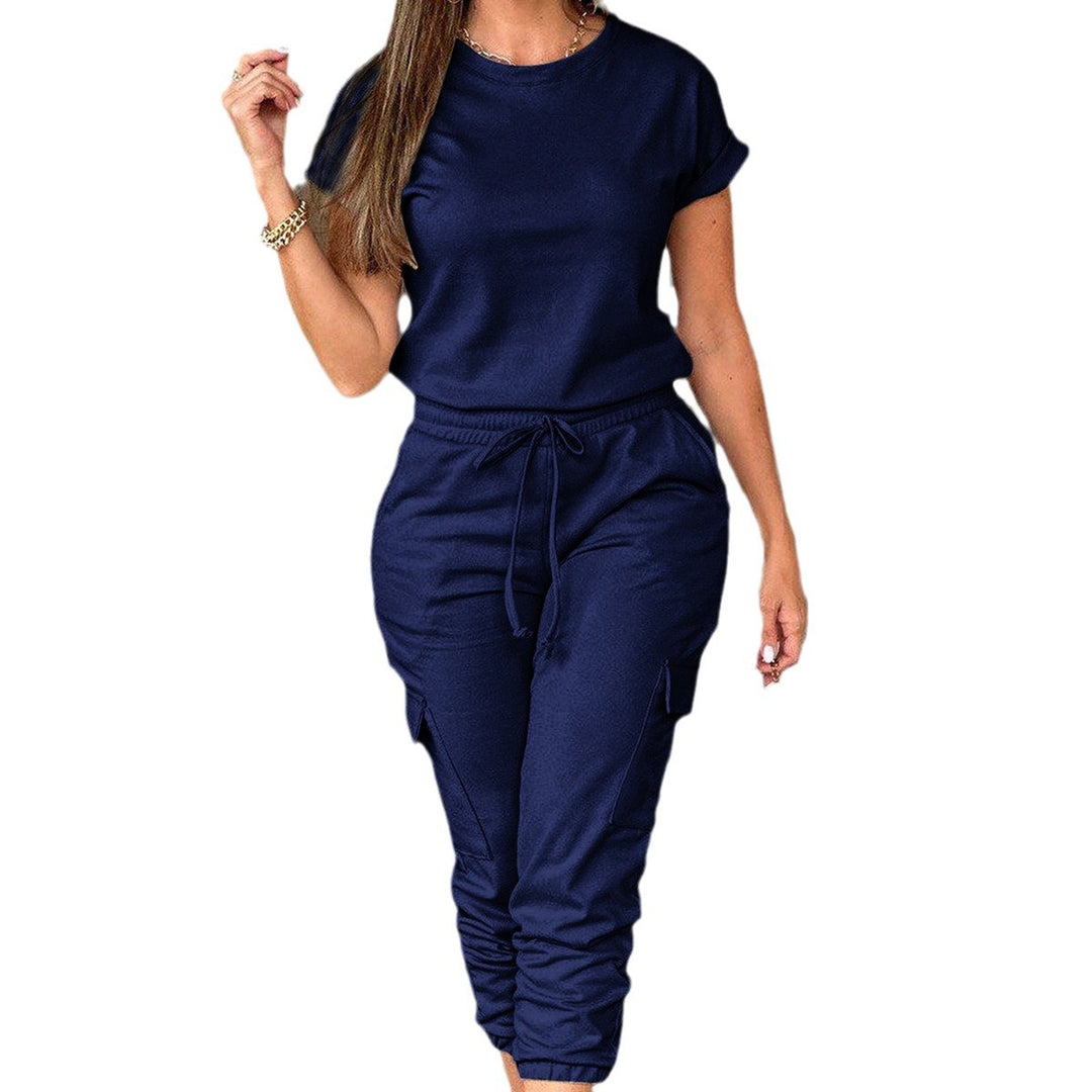 Damen Sportlicher Jogginganzug mit praktischen Taschen und elastischem Bund Echo Archiv