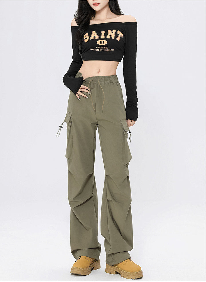 Damen Modische Cargo-Hose Echo Archiv