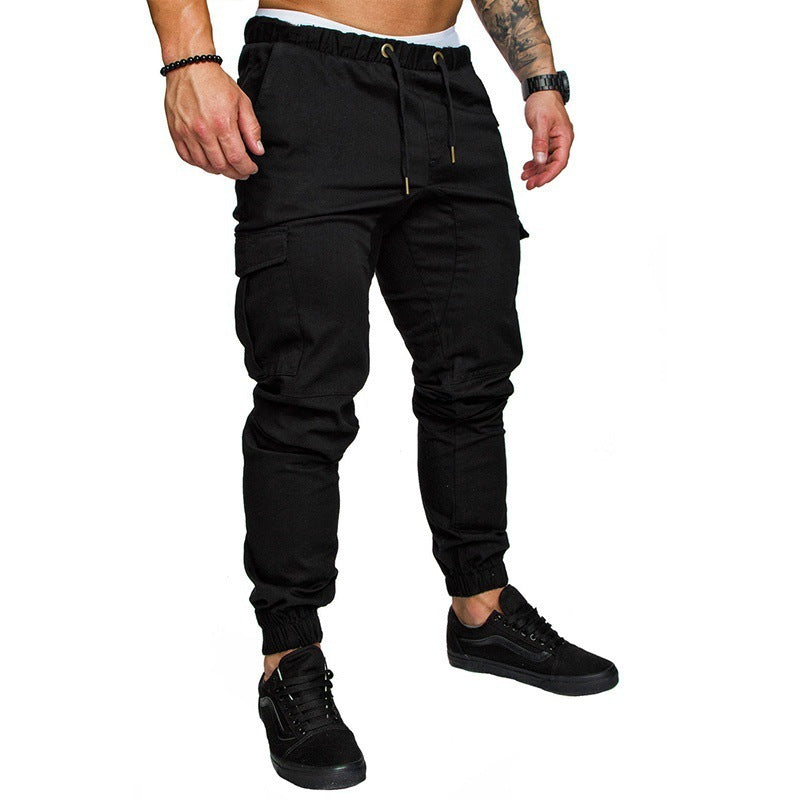 Herren nan Slim-Fit Cargo-Joggerhose mit elastischem Tunnelzug, verstärkten Nähten und Mehrfachtaschen Echo Archiv