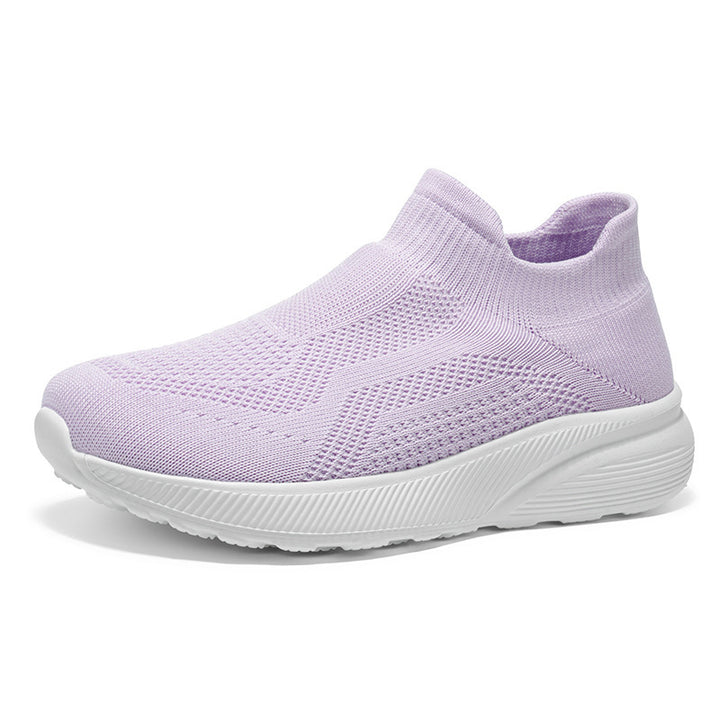 Unisex Atmungsaktiver Strick-Slipper-Sneaker mit Memory-Fußbett Echoarchiv