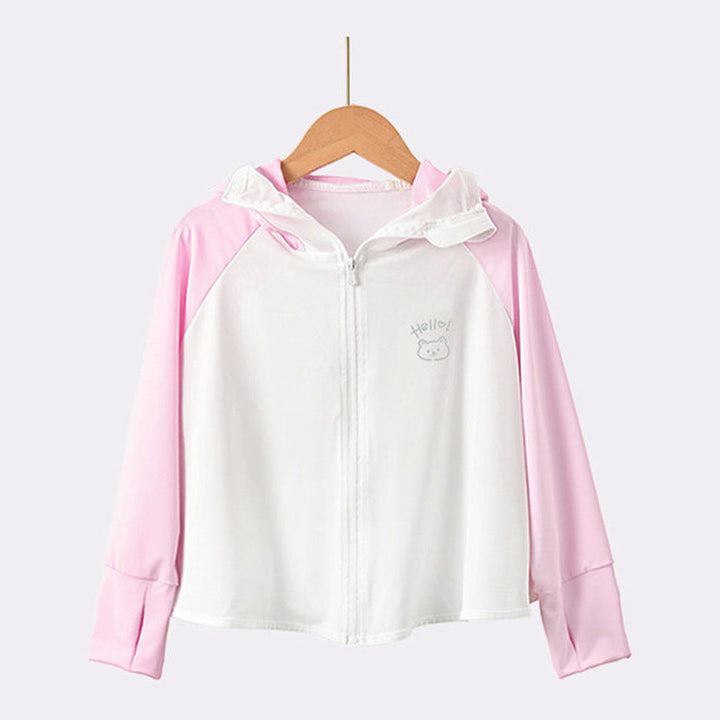 Mädchen leichte Sonnenjacke mit Kapuze Echo Archiv
