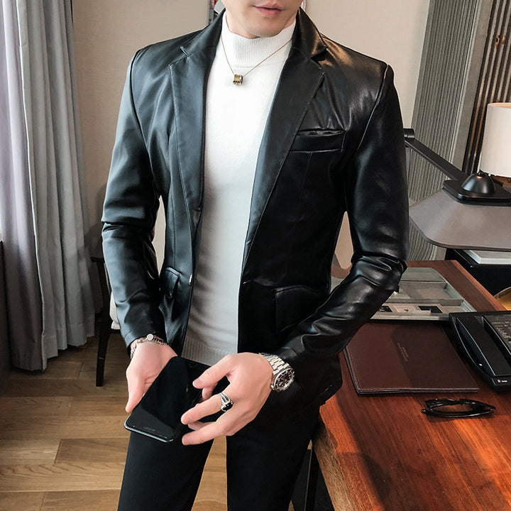 Herren Eleganter Blazer mit schmaler Passform Echoarchiv