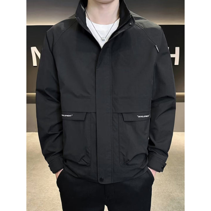 Herren Minimalistische Übergangsjacke – Taviero