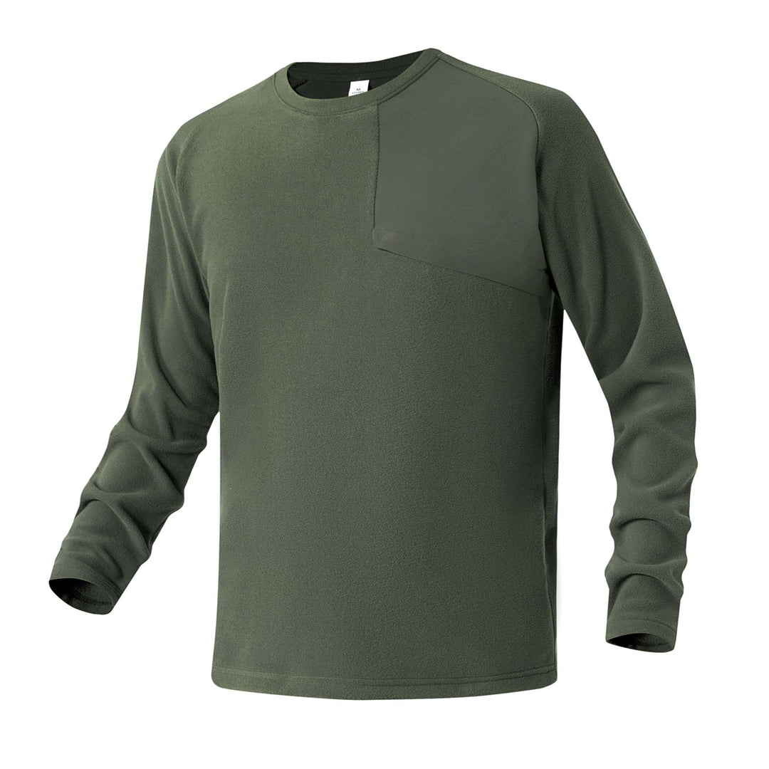 Herren Fleece-Langarmshirt mit asymmetrischer Brustpasse und leichtem Stretch Echo Archiv
