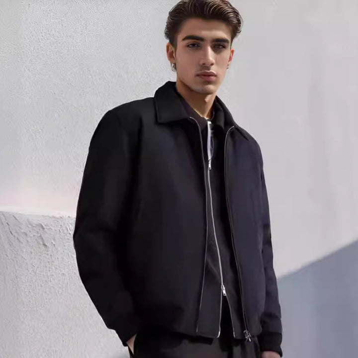 Herren moderne Bomberjacke mit minimalistischem Design Echoarchiv