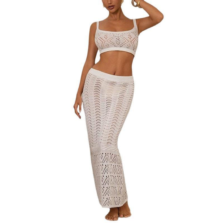 Damen Stricktop und Rock Set Echo Archiv