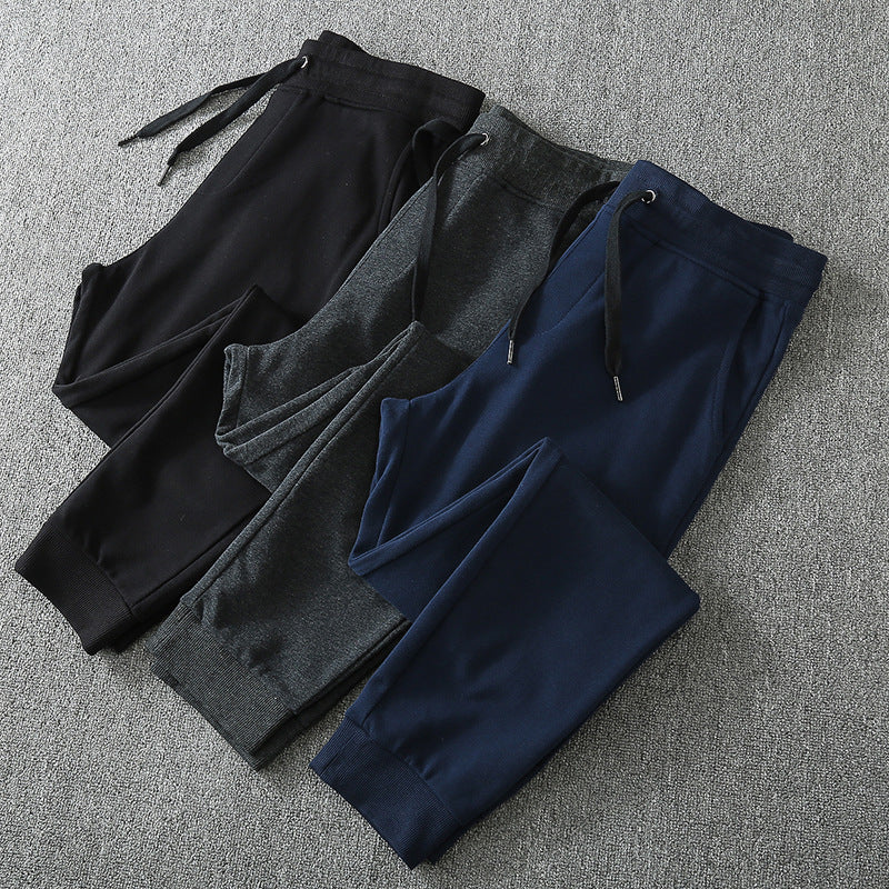 Herren Slim-Fit Fleece-Jogginghose mit elastischem Bund, Kordelzug und gekämmter Innenseite Echoarchiv