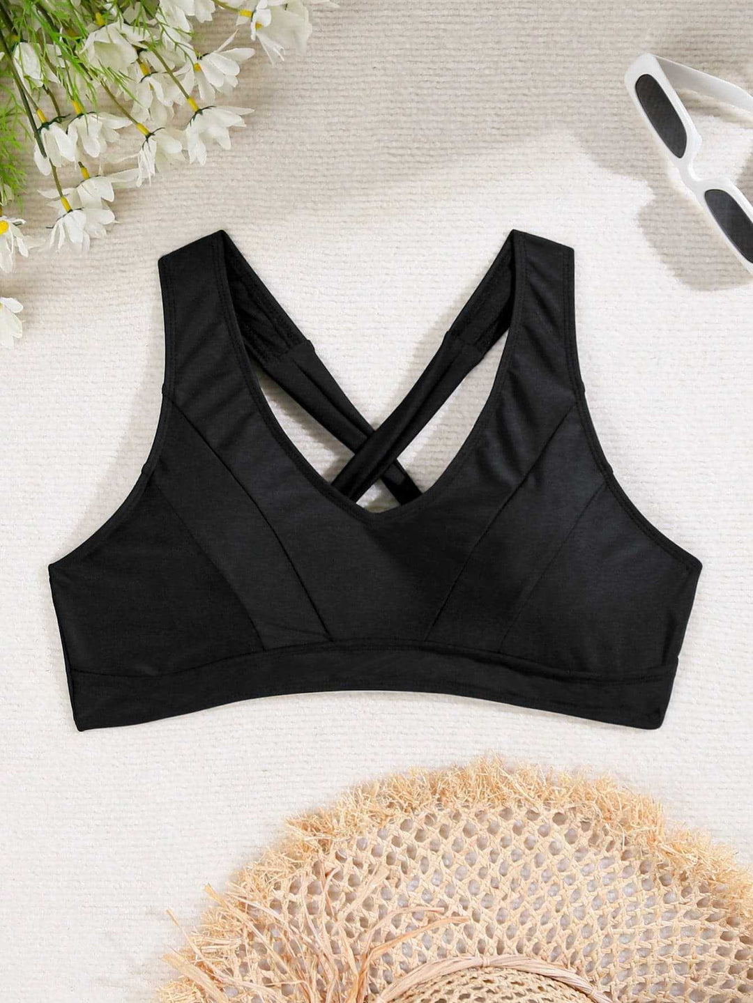Damen Sport-Bikini-Oberteil mit elegantem Rückenschnitt Echo Archiv