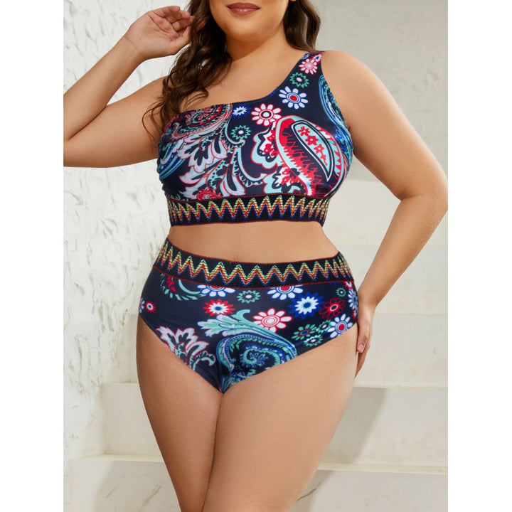 Damen Bikini-Set mit floralem Muster und sportlichem Schnitt Echo Archiv