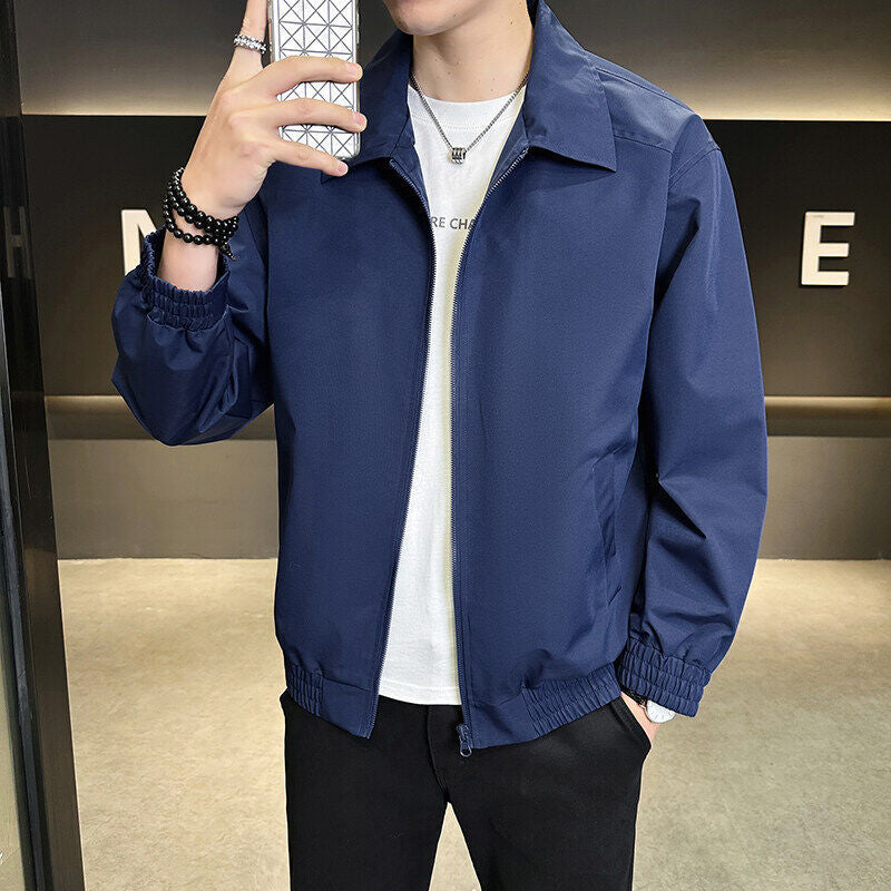 Herren leichtgewichtige Freizeitjacke mit elastischem Bund und praktischen Taschen Echoarchiv