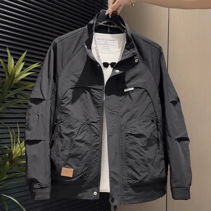 Herren Leichte Übergangsjacke mit funktionalen Taschen Echoarchiv