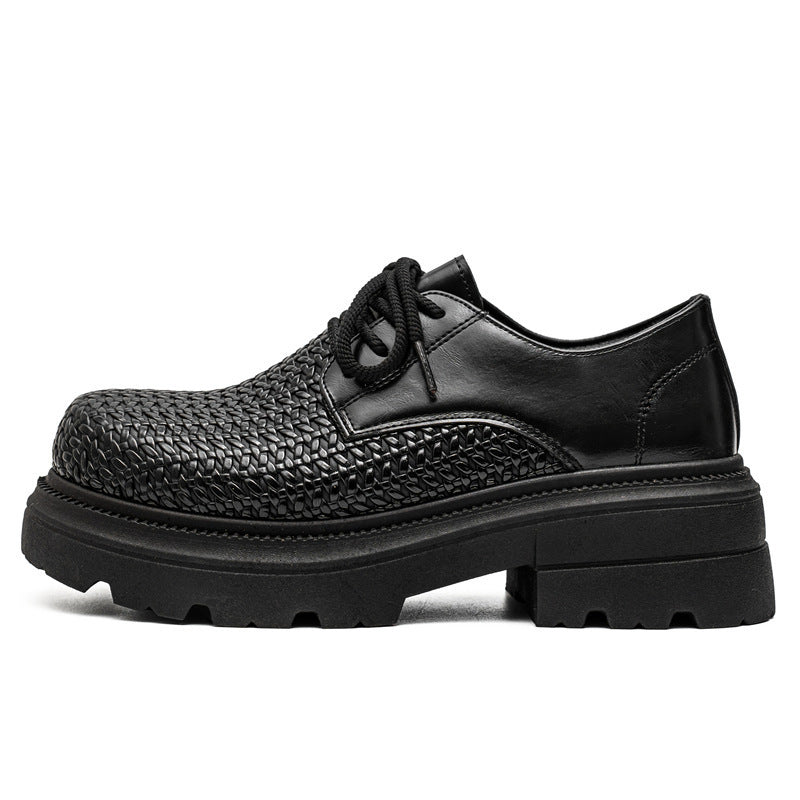 Damen gewebte Plateau-Derby-Schuhe mit robuster Profilsohle, atmungsaktivem Flechtoberteil und gepolstertem Komfortfußbett Echo Archiv