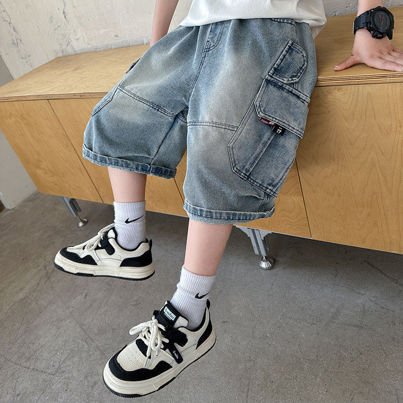 Jungen lässige Cargo-Shorts mit praktischen Seitentaschen Echo Archiv