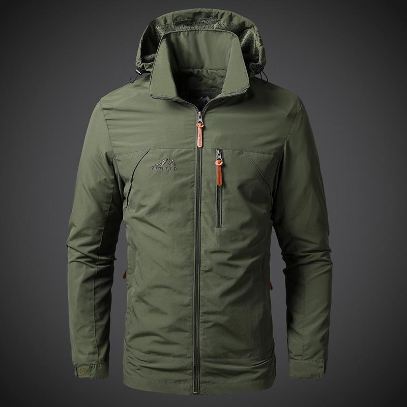 Herren leichte temperaturregulierende Jacke Echo Archiv