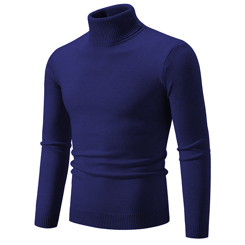 Herren nan Slim-Fit Rollkragenpullover aus Feinstrick mit geripptem Stehkragen und elastischem Bund Echo Archiv