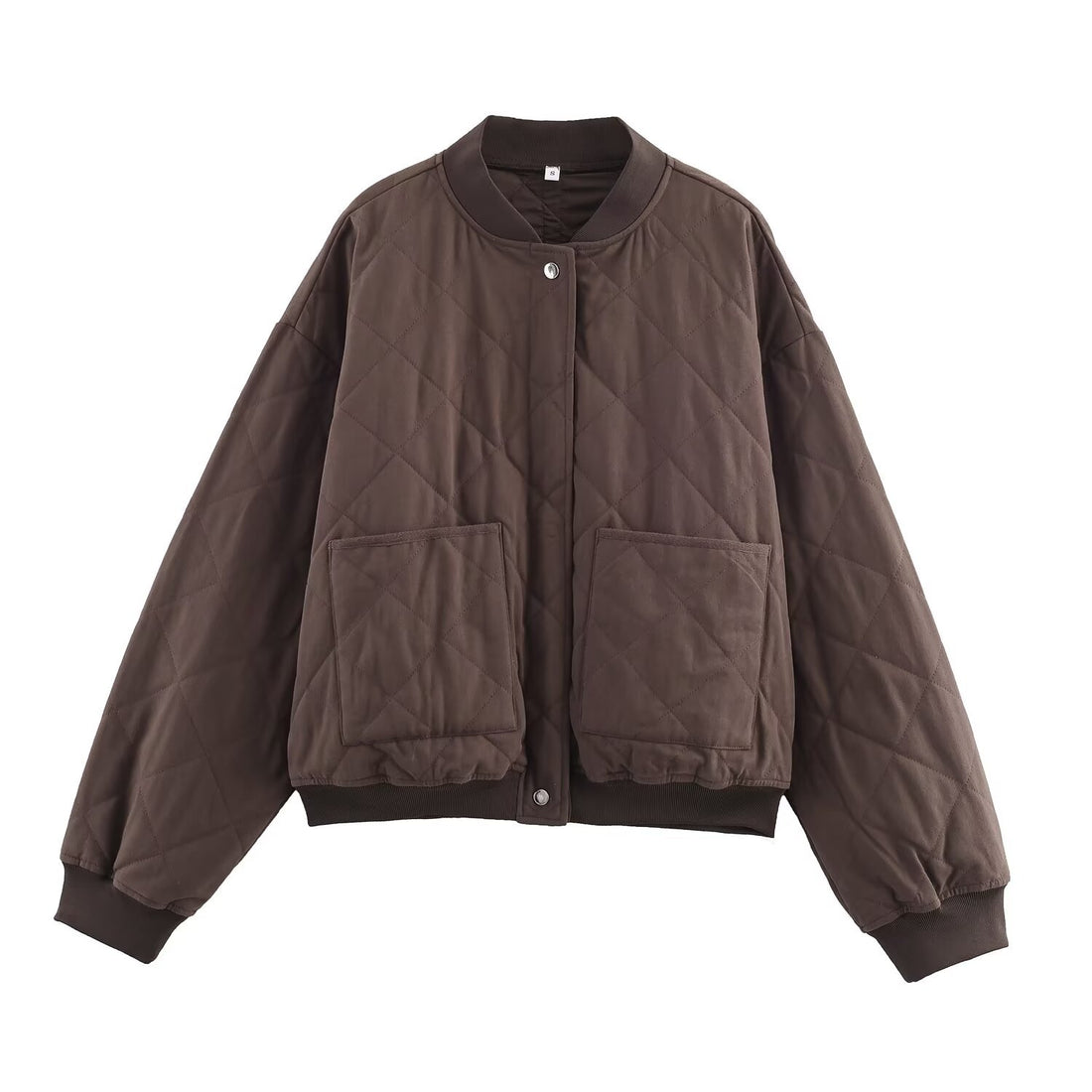 Damen Oversized Steppblouson mit Raglanärmeln und aufgesetzten Taschen Echoarchiv