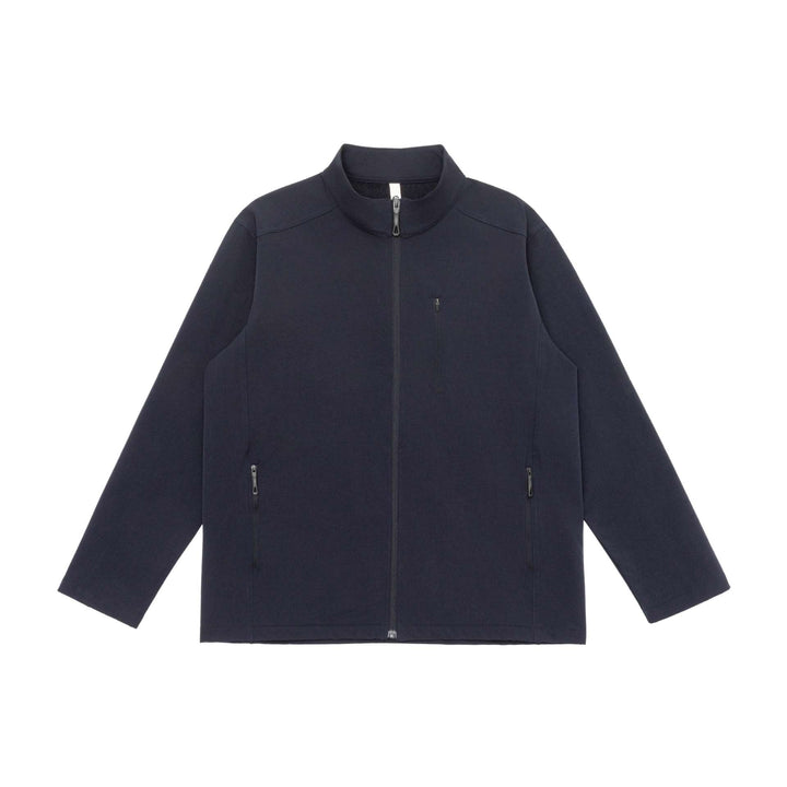 Unisex Leichte Softshell Jacke mit Stehkragen und Reißverschlusstaschen Echoarchiv