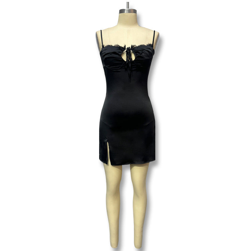 Damen Kleid mit Raffungen und Cut-Out Details Echo Archiv
