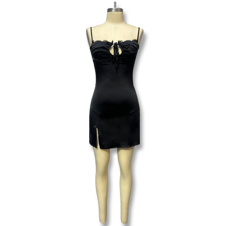 Damen Kleid mit Raffungen und Cut-Out Details Echo Archiv