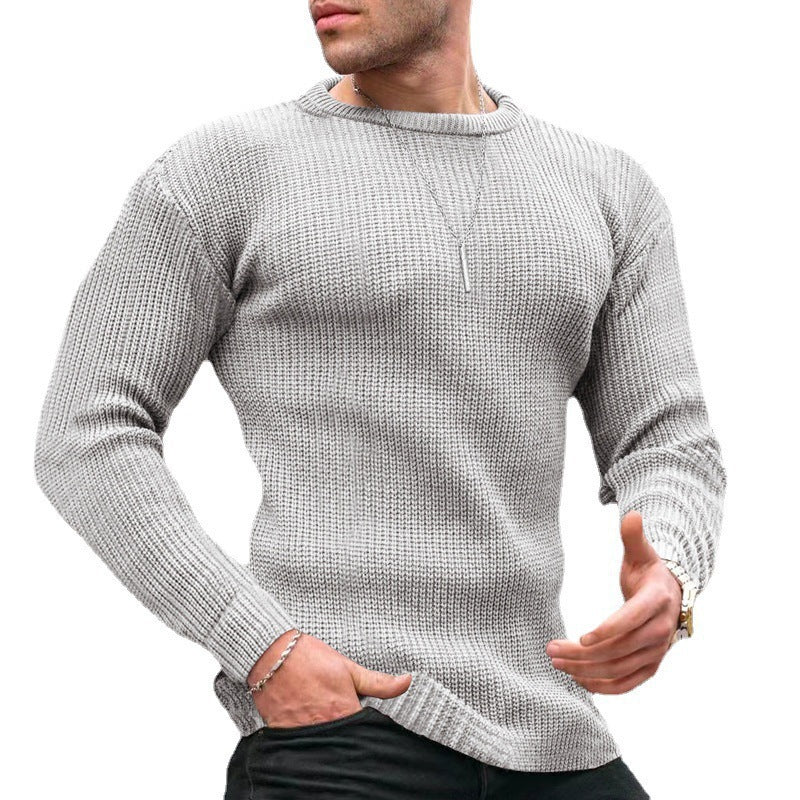 Herren Strickpullover mit strukturiertem Muster Echoarchiv
