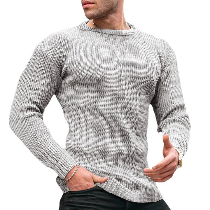 Herren Strickpullover mit strukturiertem Muster Echoarchiv