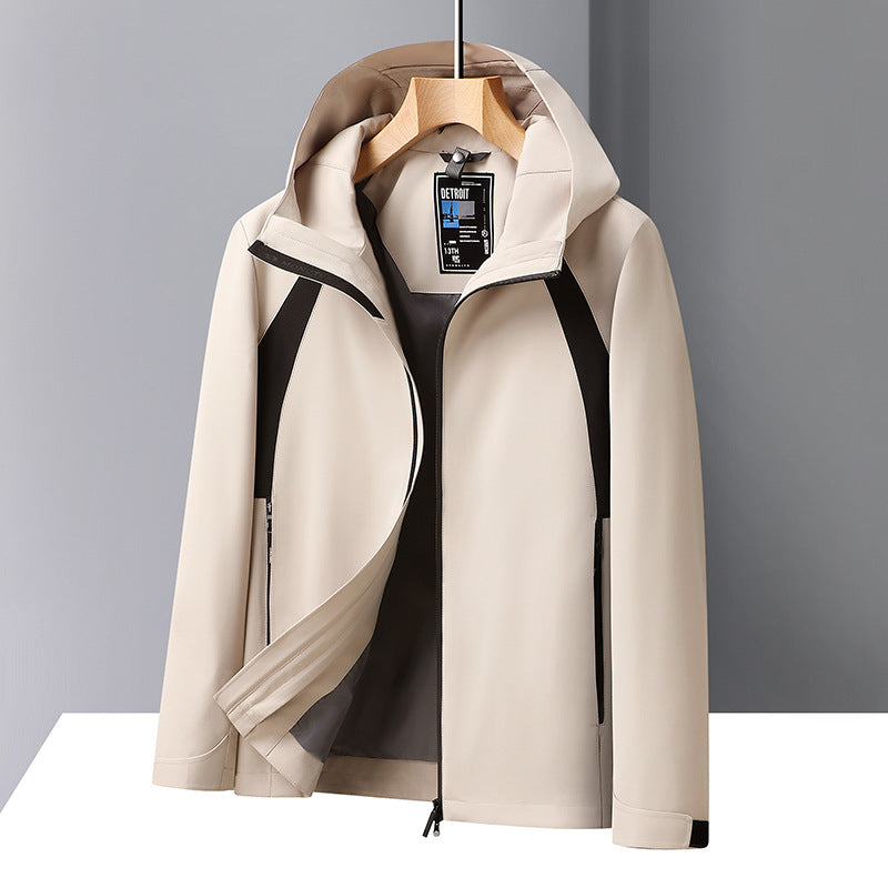 Herren multifunktionale Outdoor-Jacke mit abnehmbarer Kapuze Echoarchiv