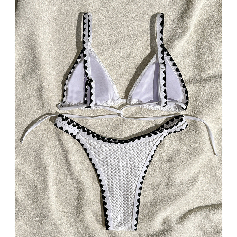 Damen Triangel-Bikini mit raffinierten Kontrastdetails Echo Archiv
