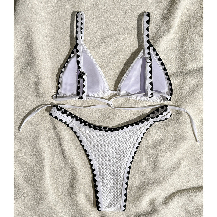Damen Triangel-Bikini mit raffinierten Kontrastdetails Echo Archiv