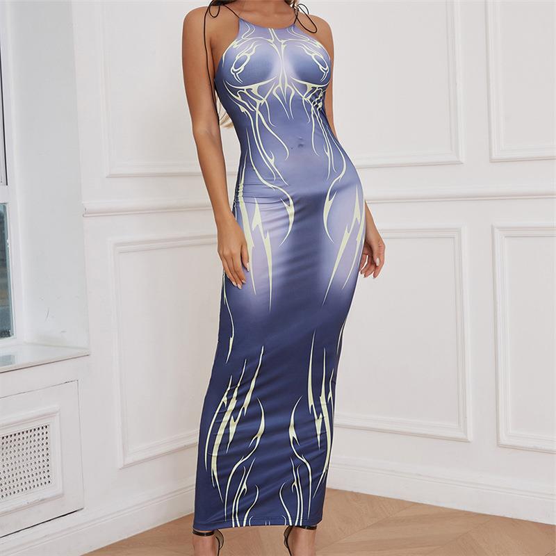 Damen Maxi-Kleid mit verführerischem Körperbetonenden Design Echo Archiv