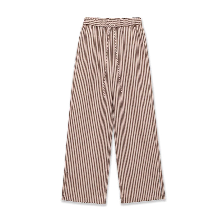 Damen Weite Culotte-Hose mit elastischem Bund und Streifenmuster Echo Archiv