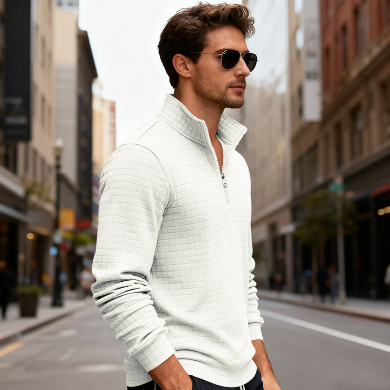 Herren Sportlicher Pullover mit Reißverschluss Echoarchiv