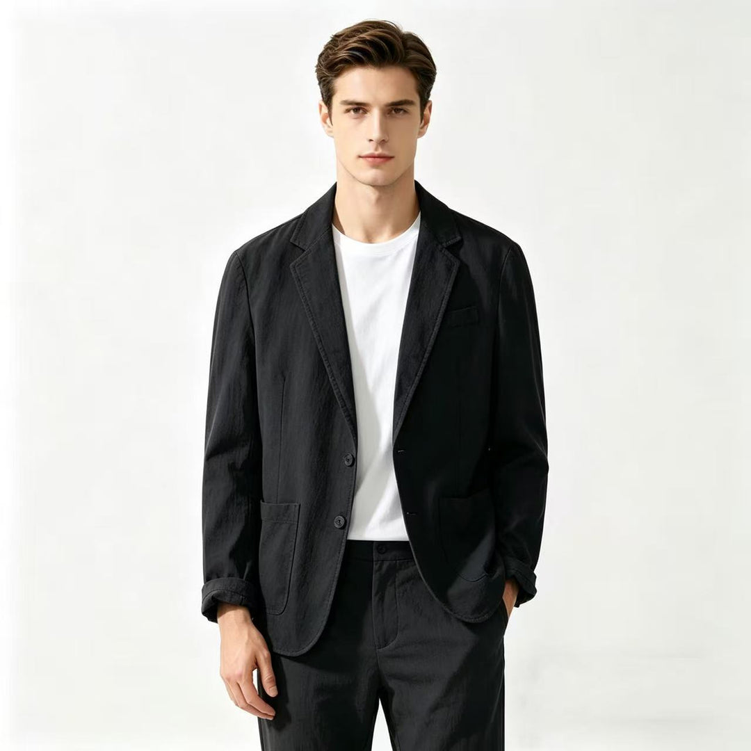 Herren nan leichter Leinenblazer mit modernem Slim-Fit Schnitt Echo Archiv