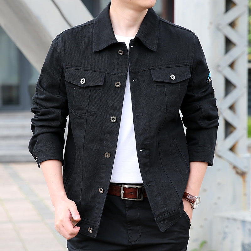 Herren Modische Jeanjacke Echo Archiv