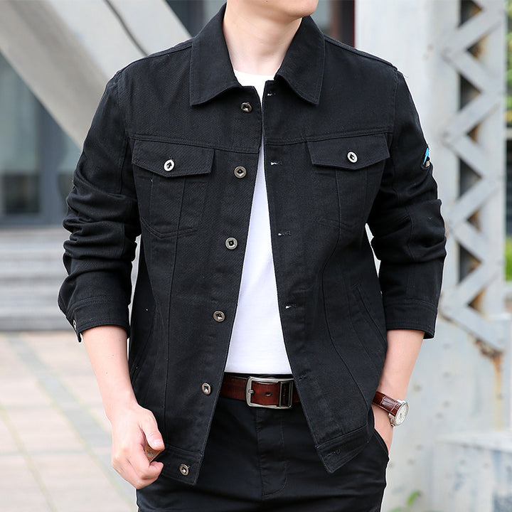 Herren Modische Jeanjacke Echo Archiv