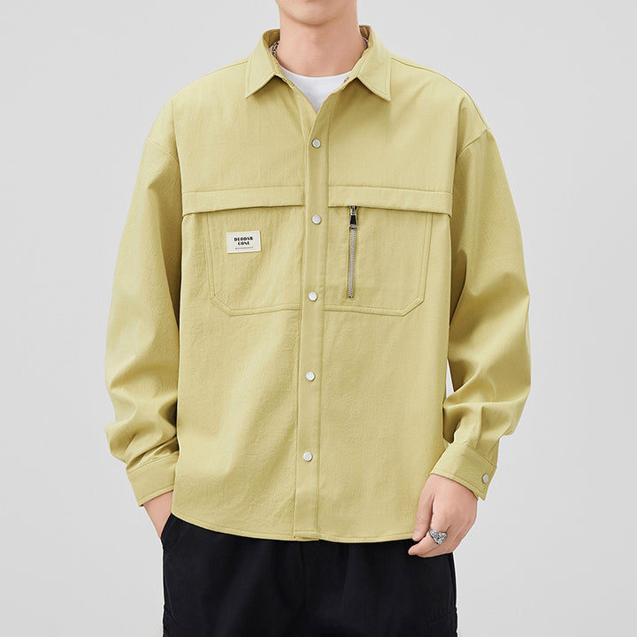 Herren Modische Utility-Jacke mit praktischen Taschen Echoarchiv