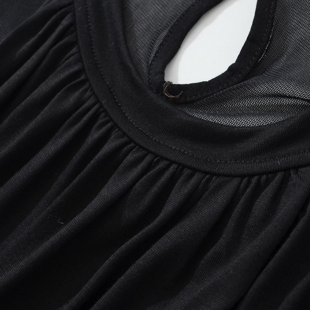 Damen Drapiertes Mesh-Body mit geraffter Vorderpartie Echoarchiv