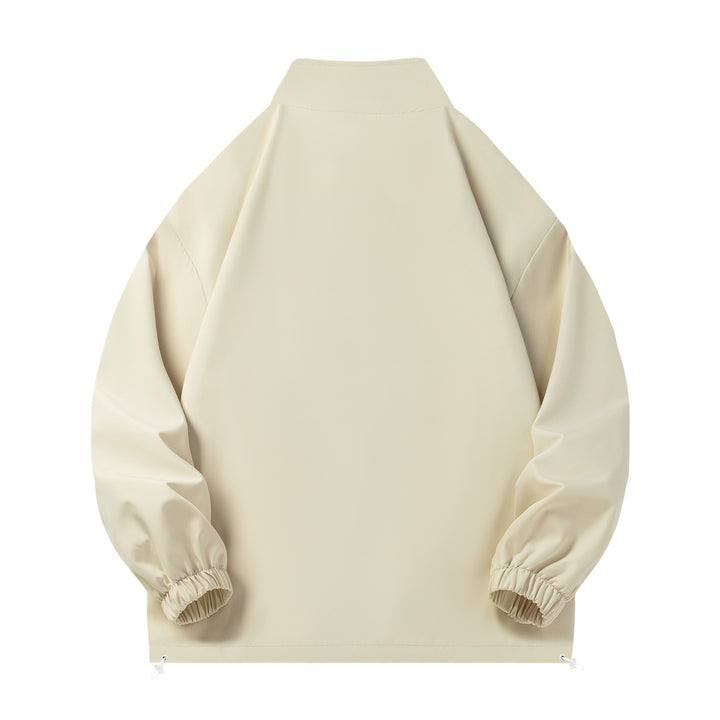 Unisex Leichte Windjacke mit hochabschließendem Stehkragen, Elastikbündchen & verstellbarem Kordelzugsaum Echo Archiv