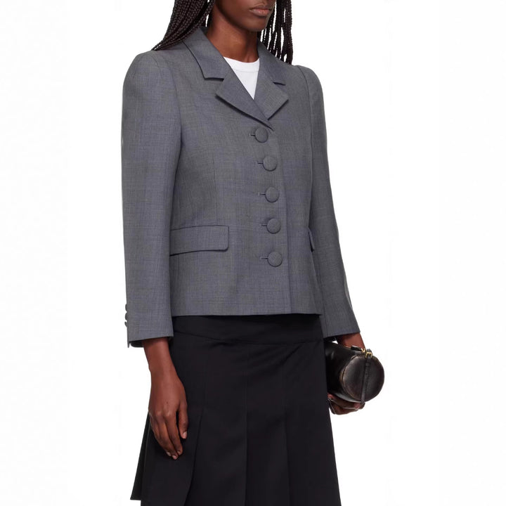 Damen Kurzblazer im taillierten Vintage Tailoring mit bezogenen Knöpfen Echoarchiv