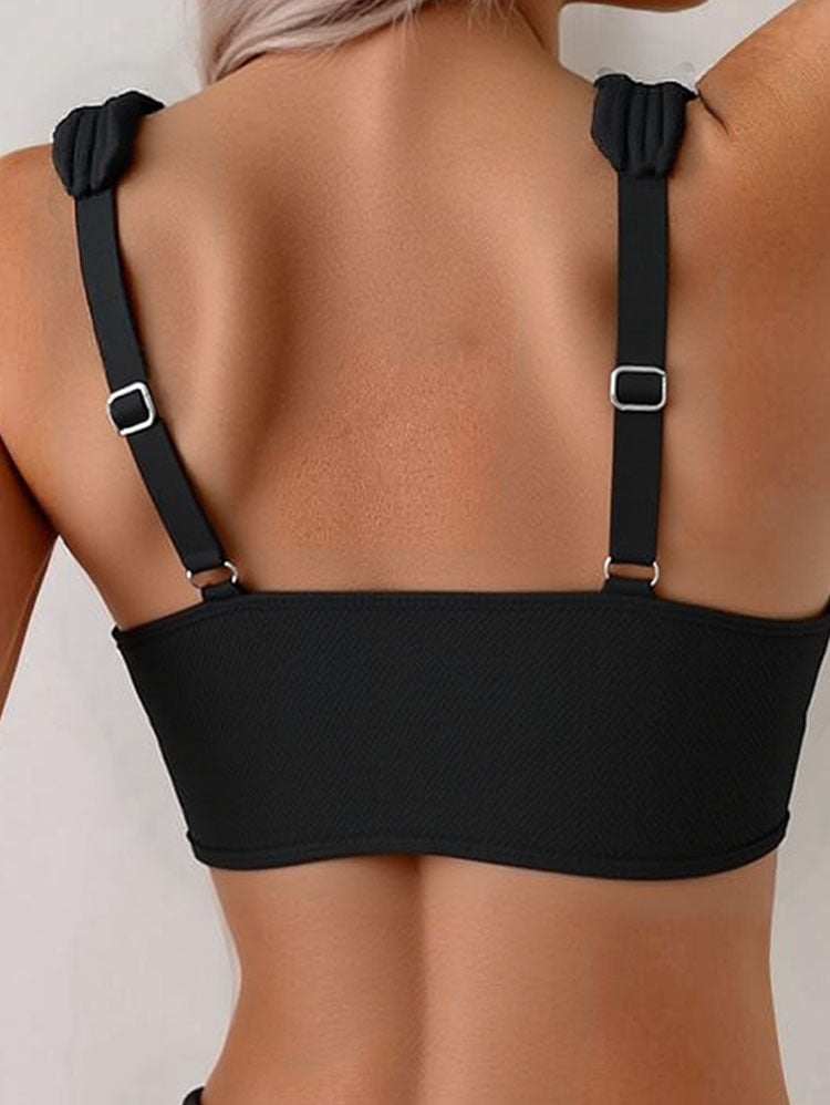 Damen Bandeau-Bikini mit breiten Trägern Echo Archiv