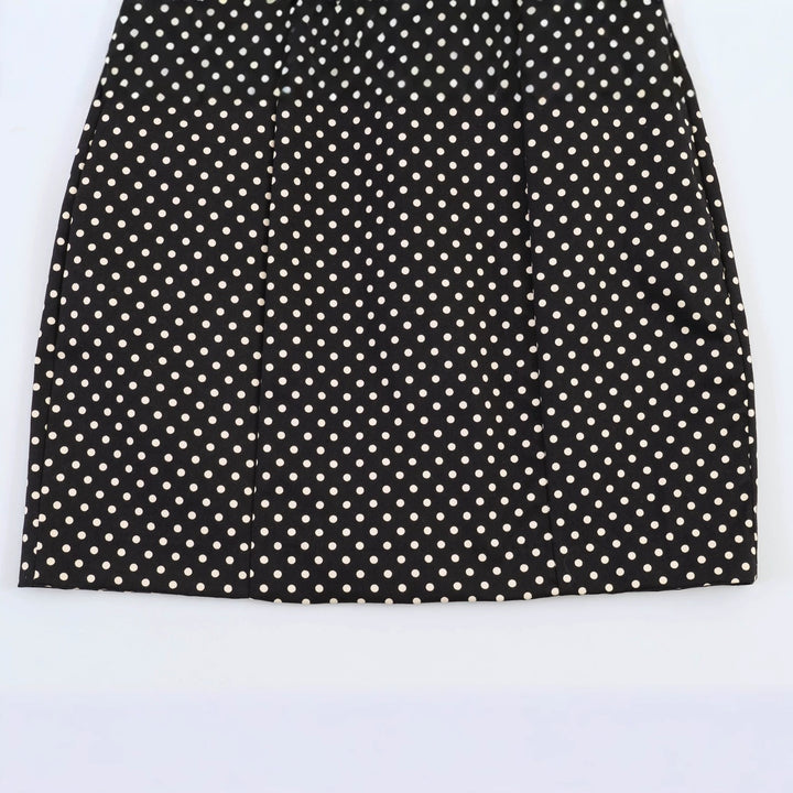 Damen Spaghettiträgerkleid mit Raffungen und Polka-Dots Echo Archiv