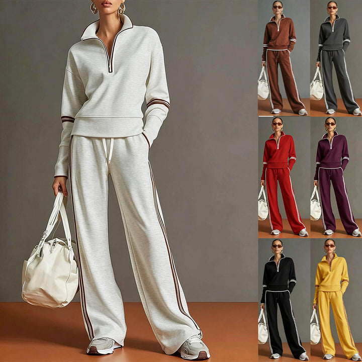 Damen Sportliches Oberteil und Hose Set Echo Archiv