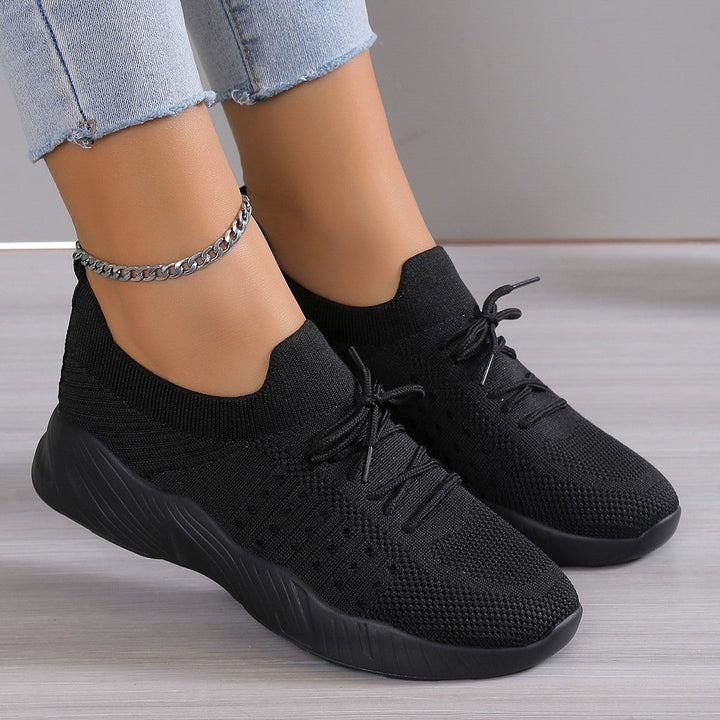 Damen atmungsaktive Slip-On Sportschuhe mit flexiblem Obermaterial – Lioré