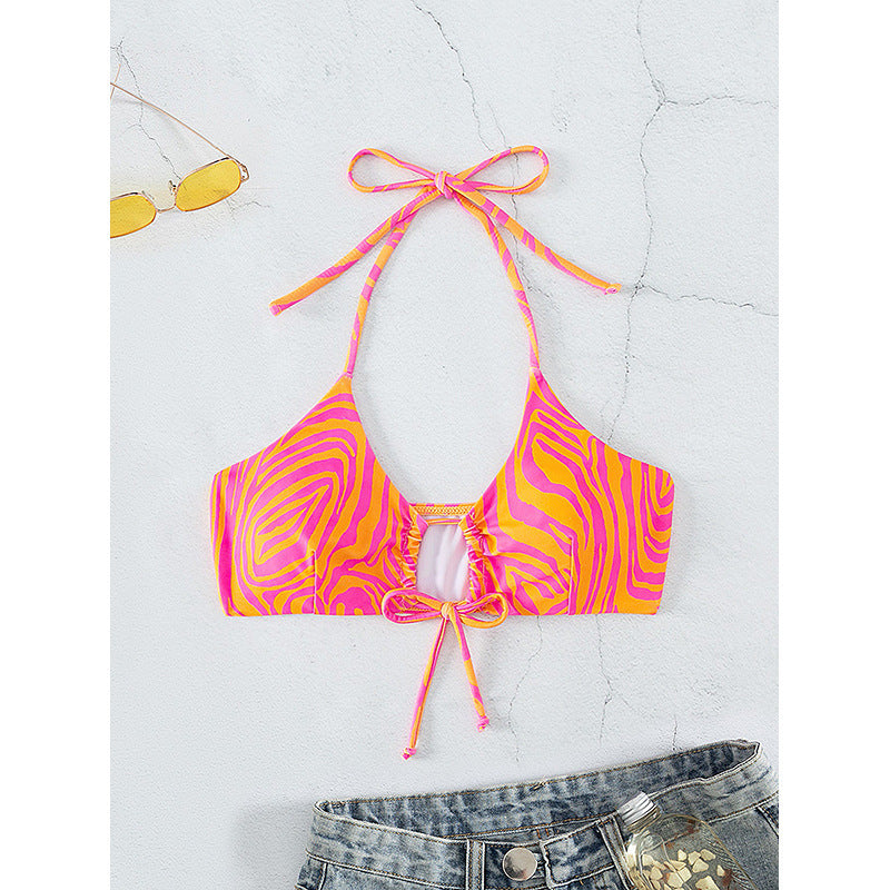 Damen Triangel-Bikinioberteil mit Knotendesign Echo Archiv