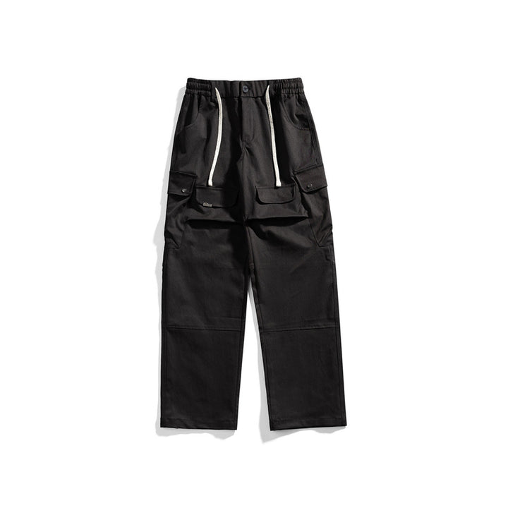 Herren Breit geschnittene Cargo-Hose mit elastischem Bund, Klappentaschen und Kniepaneelen Echo Archiv