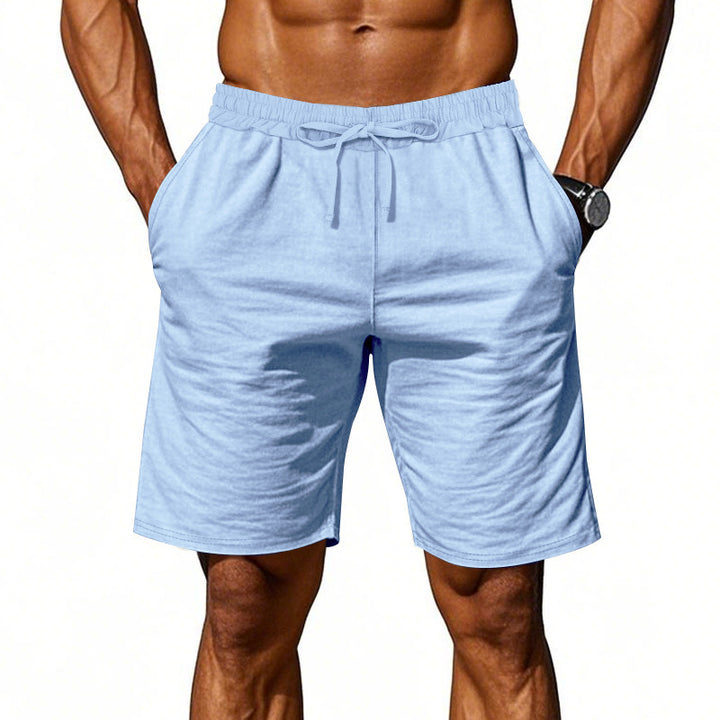 Herren nan lässige Baumwollmix Freizeitshorts mit elastischem Bund und Seitentaschen Echo Archiv