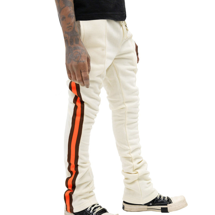 Herren Sportliche Sweatpants mit seitlichen Streifen und verstellbarem Bund Echoarchiv