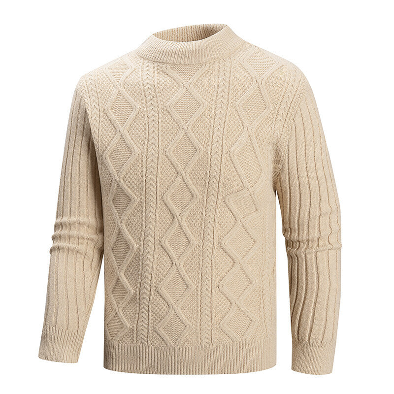 Herren Pullover aus strukturiertem Strickmaterial Echoarchiv