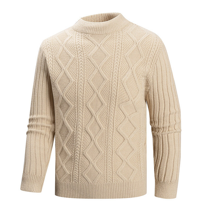 Herren Pullover aus strukturiertem Strickmaterial Echoarchiv